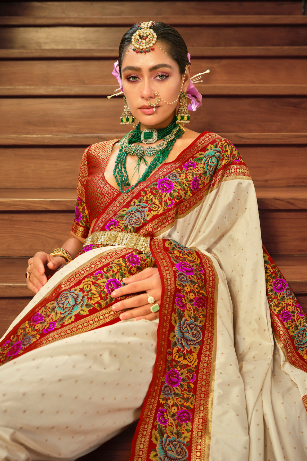 Traditional Banarasi Silk Saree for Bridal Occasions