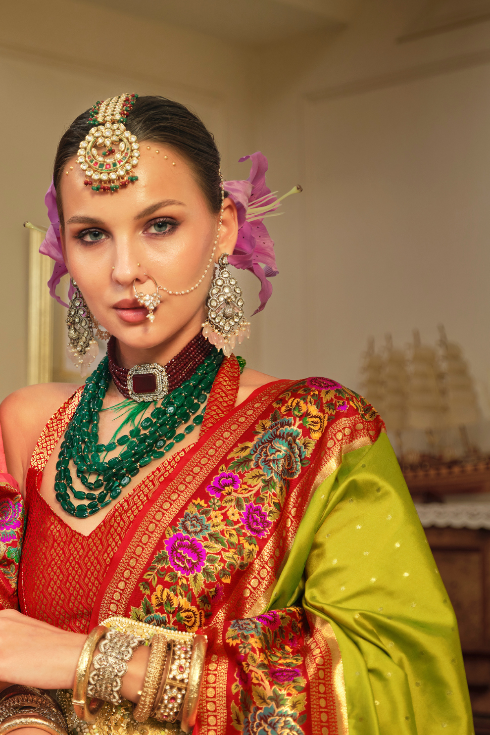 Traditional Banarasi Silk Saree for Bridal Occasions
