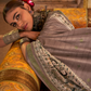 Modern Art-Inspired Digital Print Viscose Silk Saree
