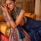 Modern Art-Inspired Digital Print Viscose Silk Saree