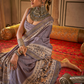 Modern Art-Inspired Digital Print Viscose Silk Saree