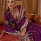 Modern Art-Inspired Digital Print Viscose Silk Saree