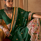 Modern Art-Inspired Digital Print Viscose Silk Saree