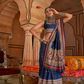 Modern Art-Inspired Digital Print Viscose Silk Saree