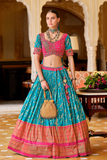 Lavante_fashion_Ethnic_Printed_Premium_Silk_Lehenga_15 - LaVante Fashion