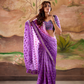 Georgette Silk Saree with Handloom Blouse - LaVante Fashion