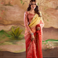 Georgette Silk Saree with Handloom Blouse - LaVante Fashion