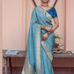 Pure Satin Saree with Hand Dyeing - LaVante Fashion