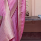 Pure Satin Saree with Hand Dyeing - LaVante Fashion