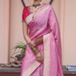 Pure Satin Saree with Hand Dyeing - LaVante Fashion