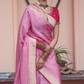 Pure Satin Saree with Hand Dyeing - LaVante Fashion