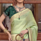 Pure Satin Saree with Hand Dyeing - LaVante Fashion