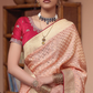 Pure Satin Saree with Hand Dyeing - LaVante Fashion