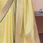 Pure Satin Saree with Hand Dyeing - LaVante Fashion