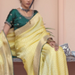 Pure Satin Saree with Hand Dyeing - LaVante Fashion