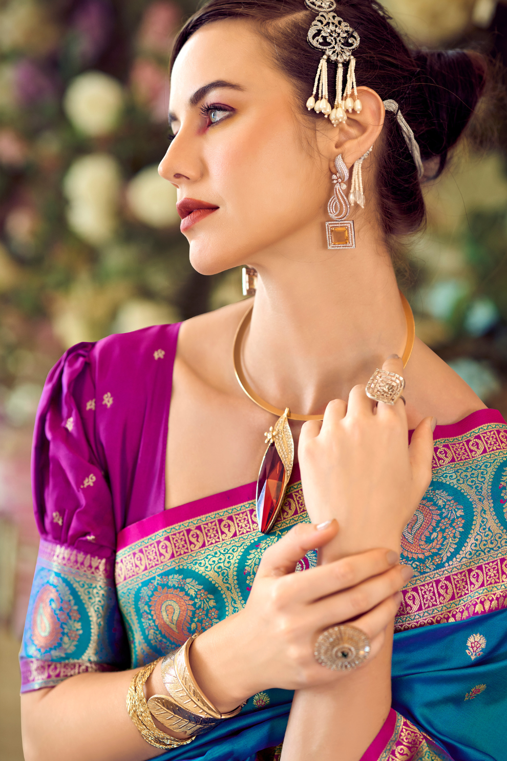 Pure Soft Banarasi Silk Saree A Royal Drape of Tradition - LaVante Fashion