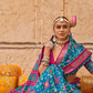 Elegant Art Silk Saree with Traditional Patola Print