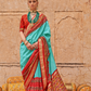 Elegant Art Silk Saree with Traditional Patola Print