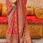 Elegant Art Silk Saree with Traditional Patola Print