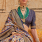 Elegant Art Silk Saree with Traditional Patola Print