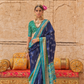Elegant Art Silk Saree with Traditional Patola Print