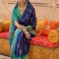 Elegant Art Silk Saree with Traditional Patola Print
