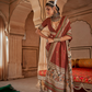 Modern Art-Inspired Digital Print Viscose Silk Saree