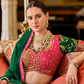 Green Printed Silk Readymade Lehenga Choli - LaVante Fashion