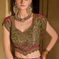 Maroon Printed Silk Readymade Lehenga Choli - LaVante Fashion