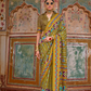 Sea Festive Wear Saree with Patola Print