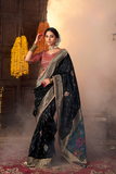 Lavanti_Fashion_Pure_Silk_Weaving_Fancy_Fabric_With_Beautiful_Lace_Border_Heavy_Pallu_contrast_rich_designer_Embroidered_blouse_10 - LaVante Fashion
