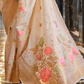 Pure Linen Saree with Elegant Handwoven Weaving Pattern