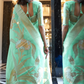 Pure Linen Saree with Elegant Handwoven Weaving Pattern