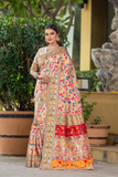 Premium_Floral_Banarasi_Saree_with_Pashmina_Silk_Look_LaVante_Fashion_3 - LaVante Fashion