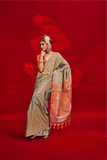 TLAVANTE_FASHION_USSAR_SILK_-_HANDLOOM_WEAVING_-_CONTRAST_IKKAT_PALLU_BLOUSE_7 - LaVante Fashion