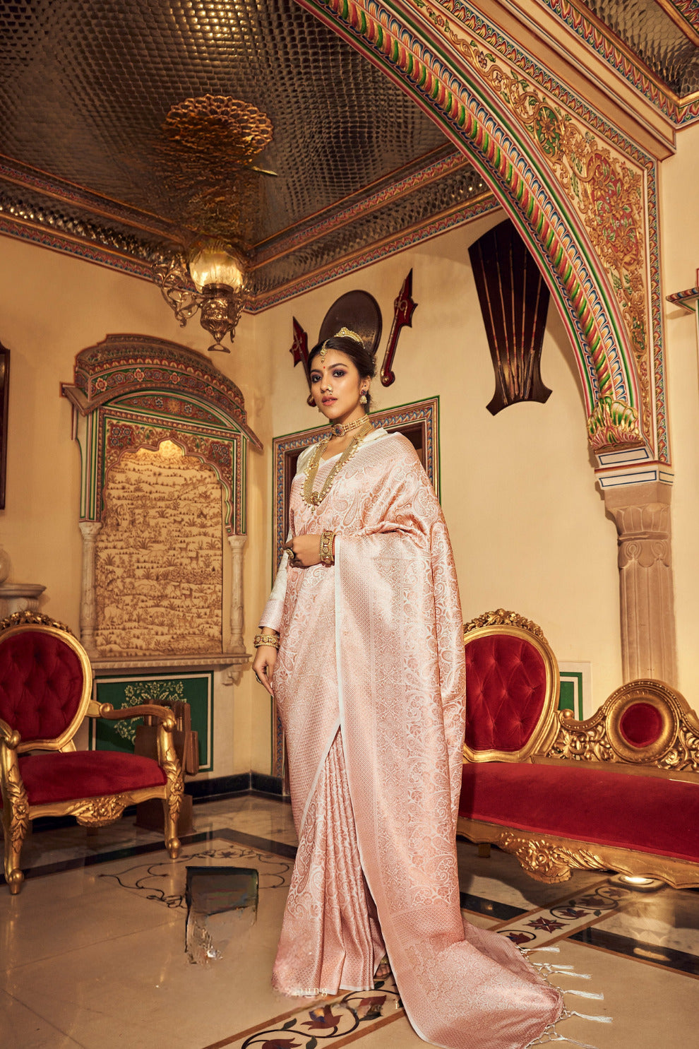 Soft Handloom Weaving Silk Saree