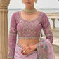 Opulent Designer Viscose Jacquard Saree with Zari Sequins Work