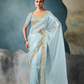 Tissue Saree with Handwork Detailing and Designer Cut Work Border