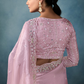 Tissue Saree with Handwork Detailing and Designer Cut Work Border