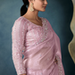 Tissue Saree with Handwork Detailing and Designer Cut Work Border