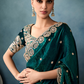 Tissue Saree with Handwork Detailing and Designer Cut Work Border