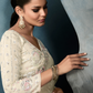 Tissue Saree with Handwork Detailing and Designer Cut Work Border