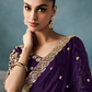 Tissue Saree with Handwork Detailing and Designer Cut Work Border