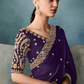 Tissue Saree with Handwork Detailing and Designer Cut Work Border