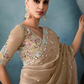 Tissue Saree with Handwork Detailing and Designer Cut Work Border