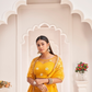 Elegant Net Lehenga Choli with Intricate Thread Embroidery