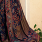 Polyester Viscose Georgette Saree With Luxuriously Soft Varnish Touch