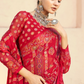 Polyester Viscose Georgette Saree With Luxuriously Soft Varnish Touch