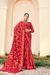 Polyester Viscose Georgette Saree With Luxuriously Soft Varnish Touch