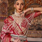 Designer Mercerized Silk Saree with Ajrakh-Batik Fusion and Golden Print